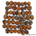 385 Cts/51 Pcs Natural Untreated Brown Tiger Eye Mix Cab Loose Gems For Jewelry