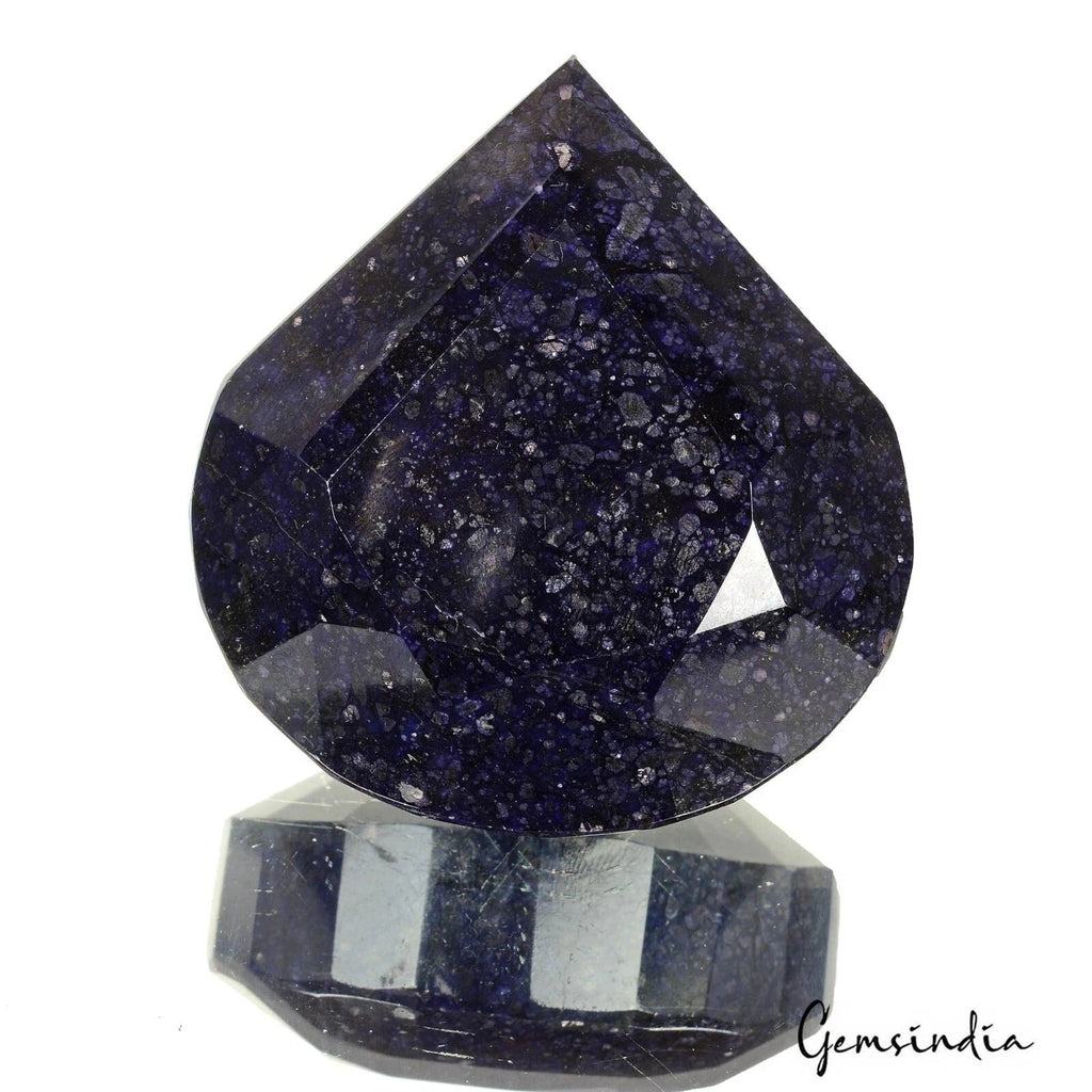 2180 Cts Natural African Blue Sapphire Pear Faceted Cut Museum Size Loose Gem
