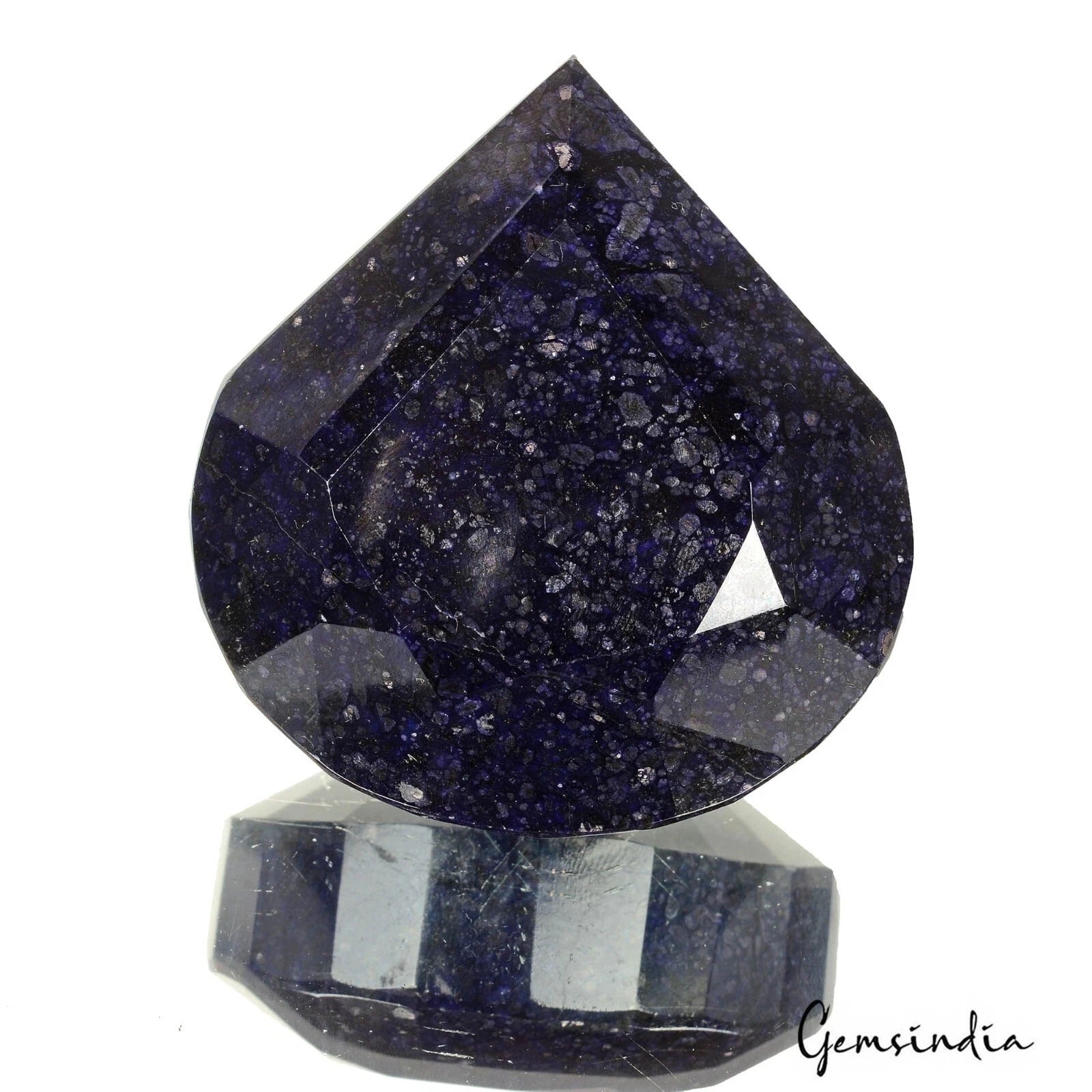 2180 Cts Natural African Blue Sapphire Pear Faceted Cut Museum Size Loose Gem