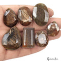 390 Ct Natural Untreated Brown Sapphire Mix Cut Faceted Loose Gemstone Lot 7 Pcs