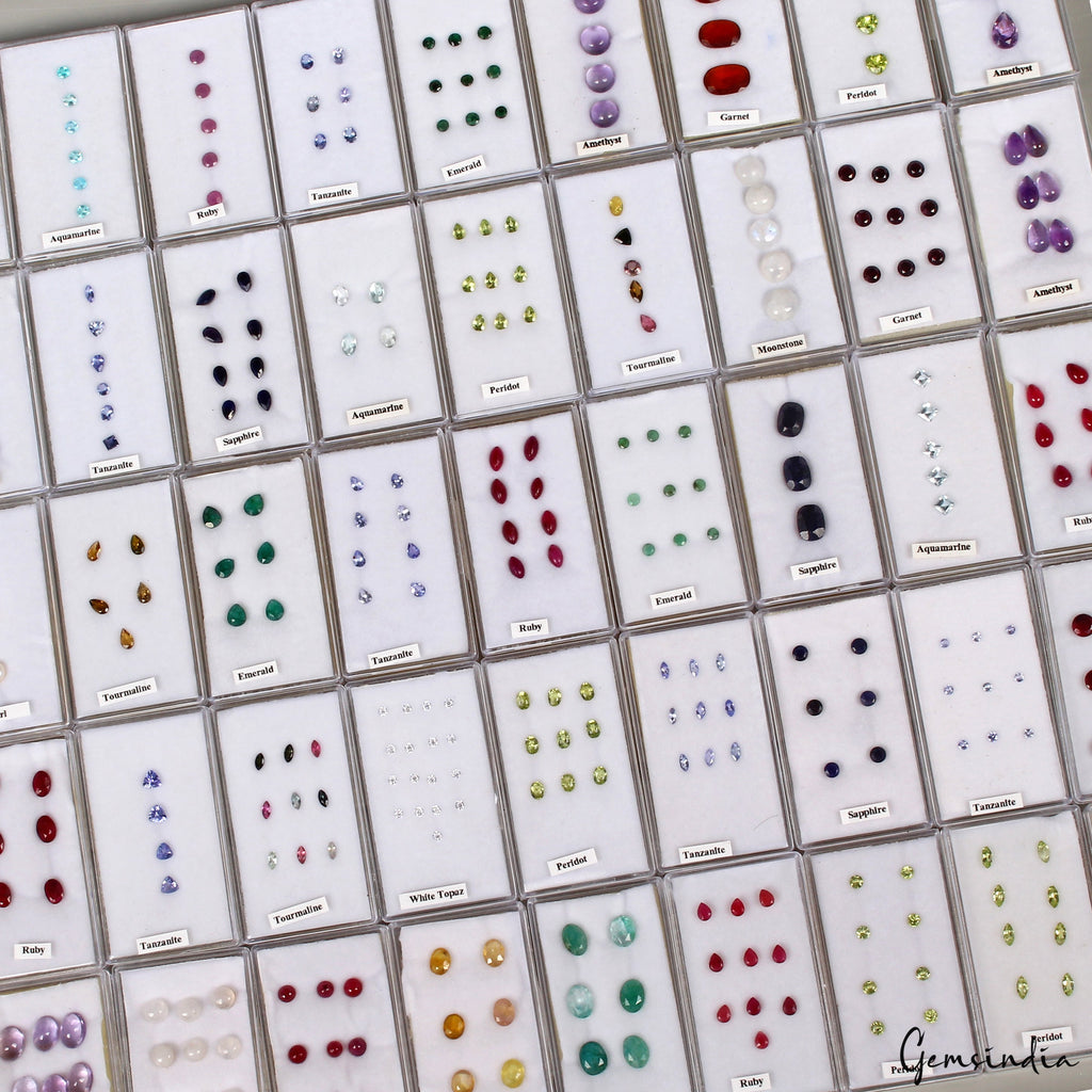 307Pcs Estate Genuine Semi Precious Loose Mix Cut Multi Gemstones Lot Collection