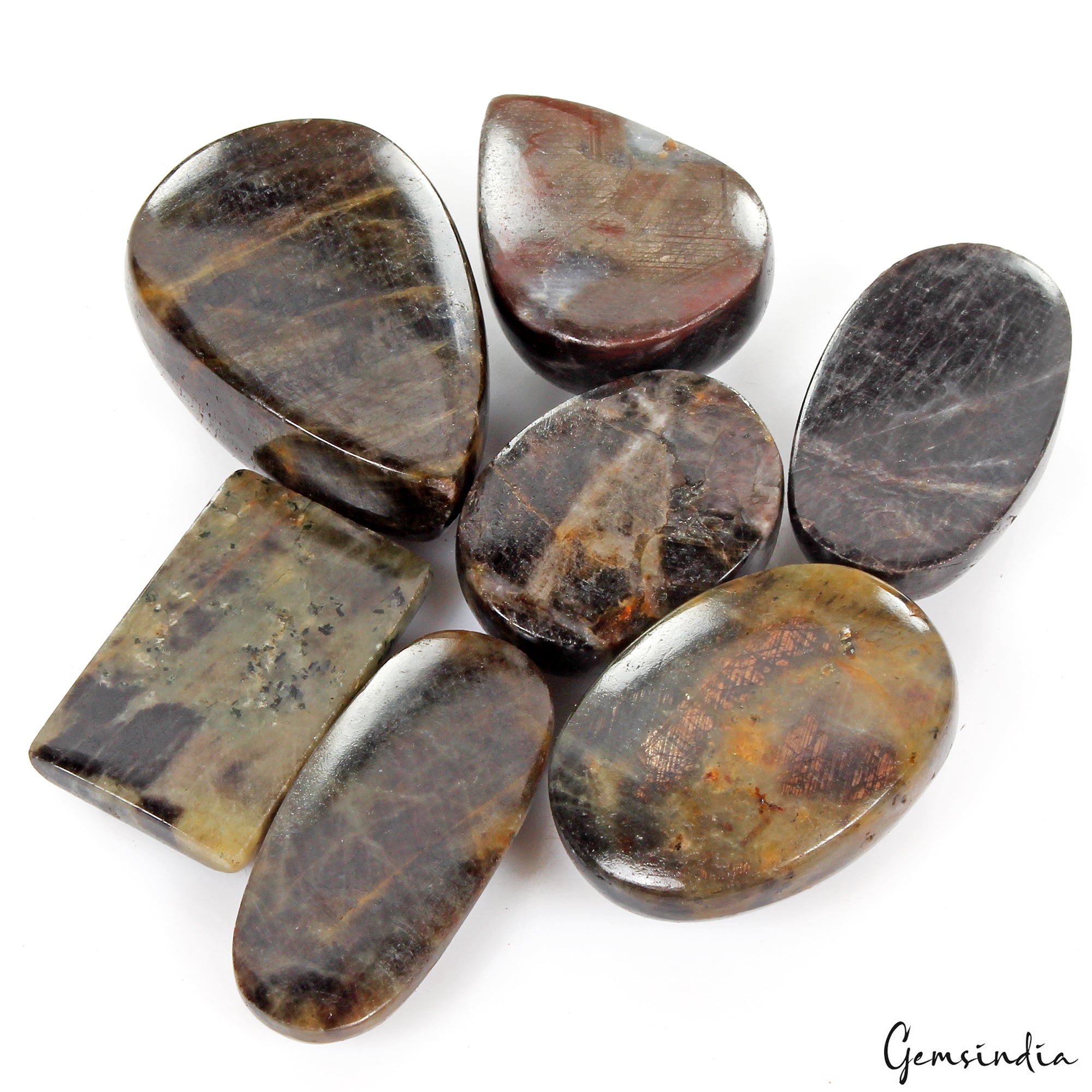 1250 Ct Natural Untreated Black Sapphire Earth Mined Mix Cab Huge Size Gemstones