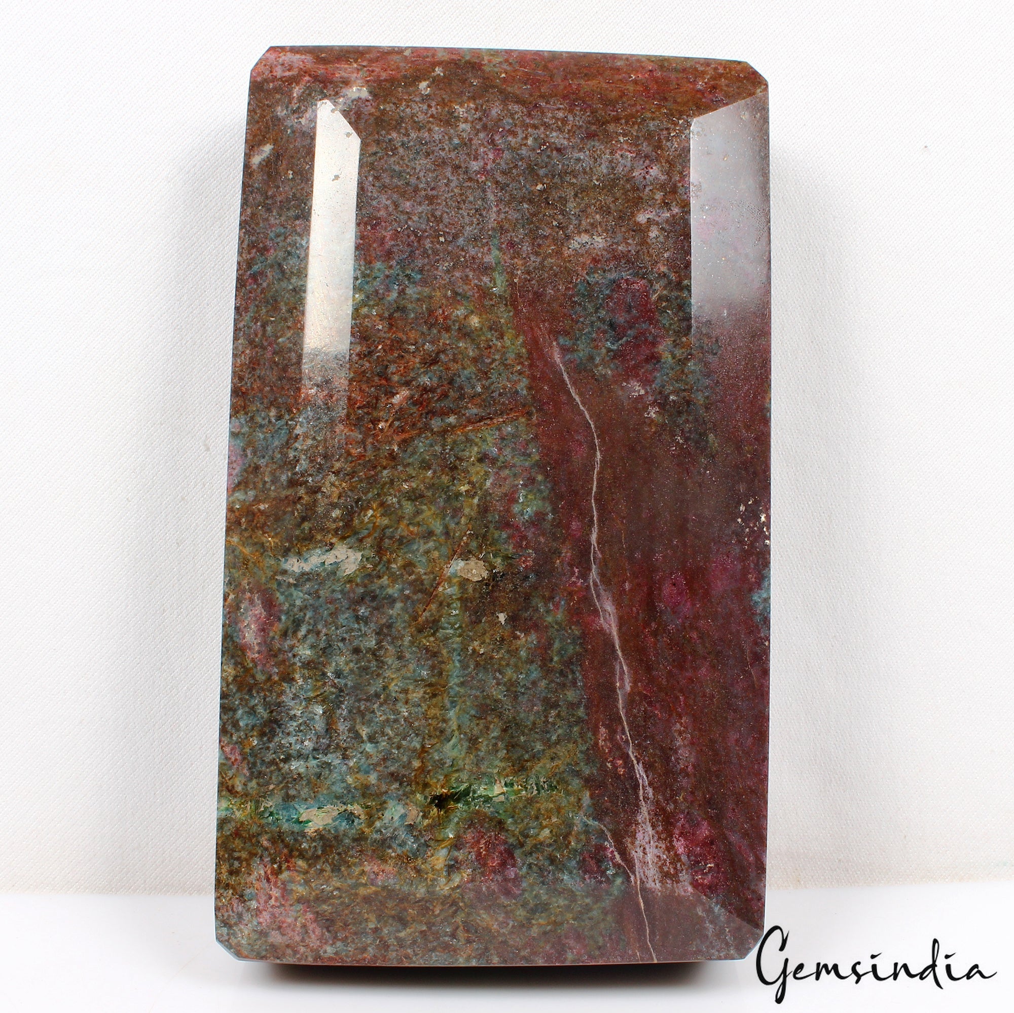Large 3 Kilo Natural Earth Mined Ruby Octagon Cut Faceted Huge Size Gemstone