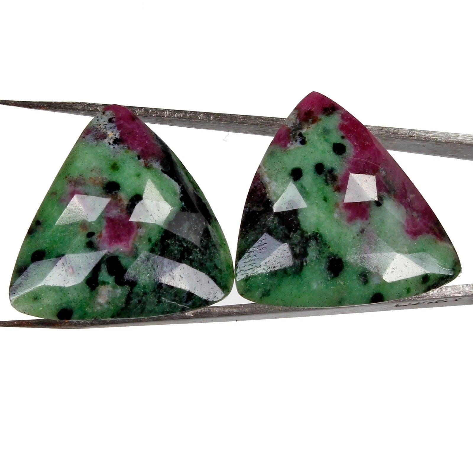Ruby Lot, Loose Gemstone, Untreated — 2 Pieces, 25 x 13 mm, 51.20 Ct