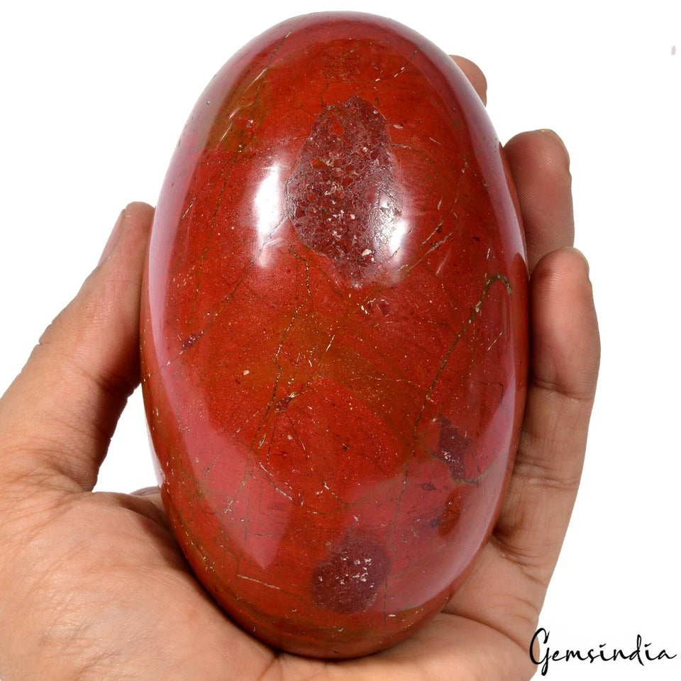 Red Jasper Sphere, Untreated — 4.50", 0.830 Kg (4150 Ct), Madagascar