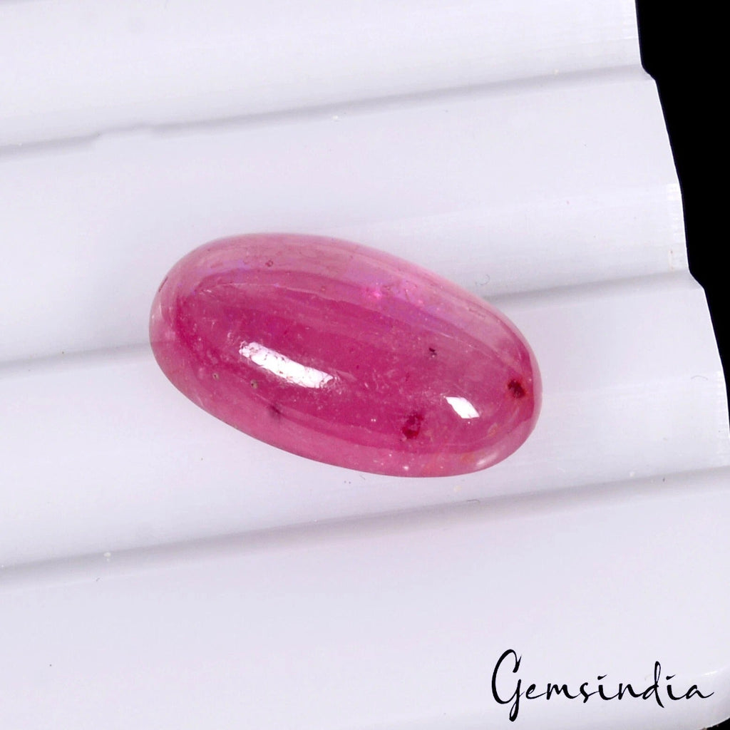 9.80 Ct Natural IGL&I CERTIFIED Mozambique Ruby Oval Cabochon Loose Gemstone
