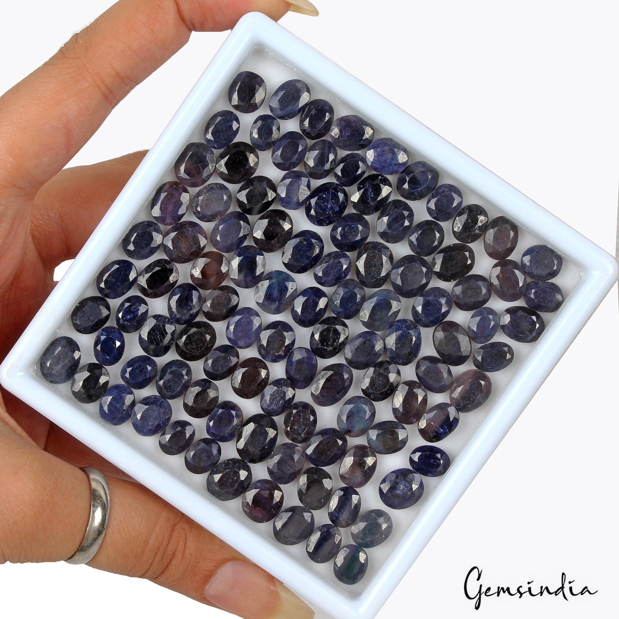 230.00 Ct/100 Pc Natural Blue Sapphire Oval Cut Loose Loose Gemstone For Jewelry