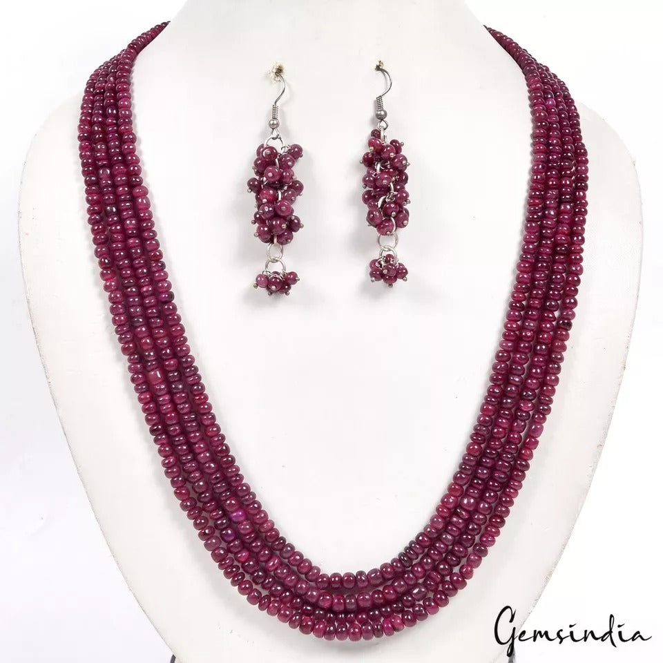 Ruby Necklace — 20"