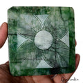 2980 Cts Natural Brazilian Emerald Green Huge Octagon Cut Loose Carved Gemstone