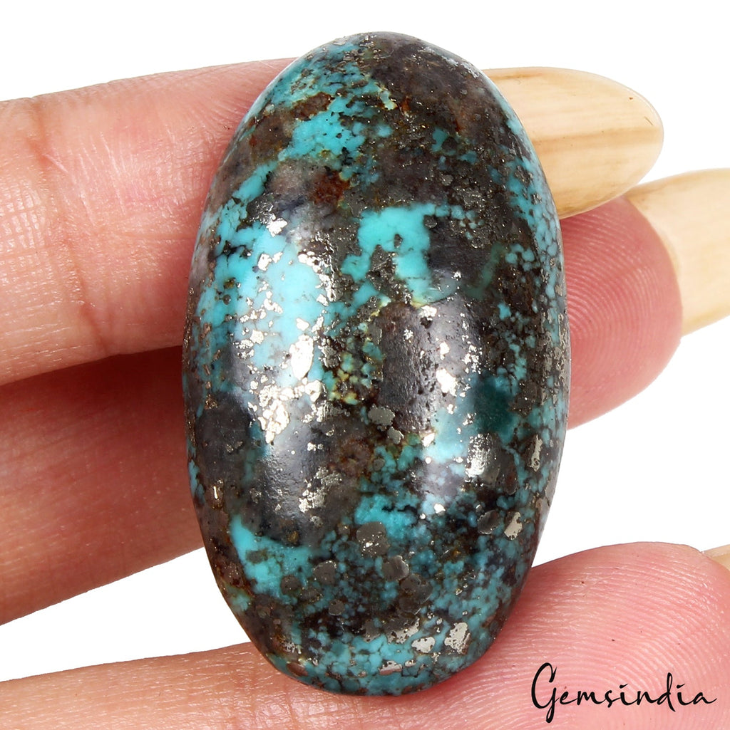 61.35Ct Certified Natural Turquoise(Firoza) Top Quality Loose Untreated Gemstone