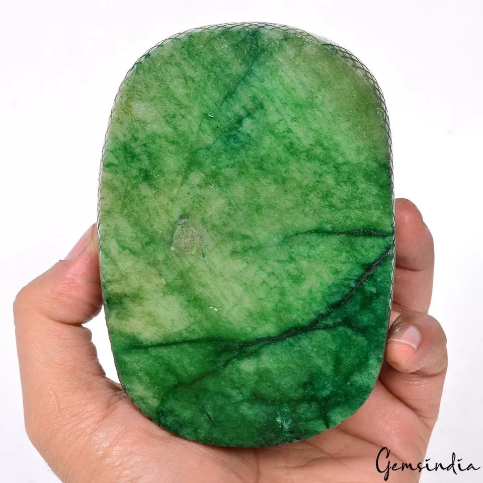 4870 Ct Natural Brazilian Green Emerald Beautiful Hand Carved Huge Size Gemstone