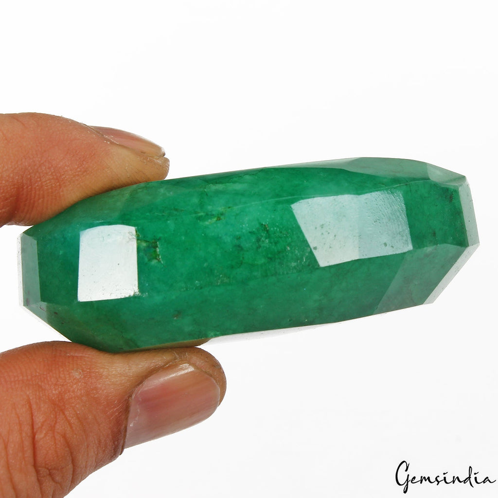 600 Cts Natural Brazilian Green Quartz Oval Faceted Huge Loose Earth mined Gem