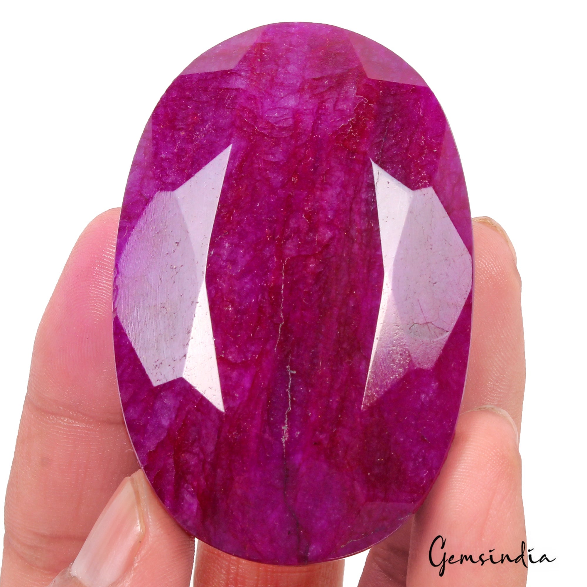 Natural Pink Red Beryl Bixbite Oval Cut Faceted Earth Mined Huge 640 Ct Gemstone