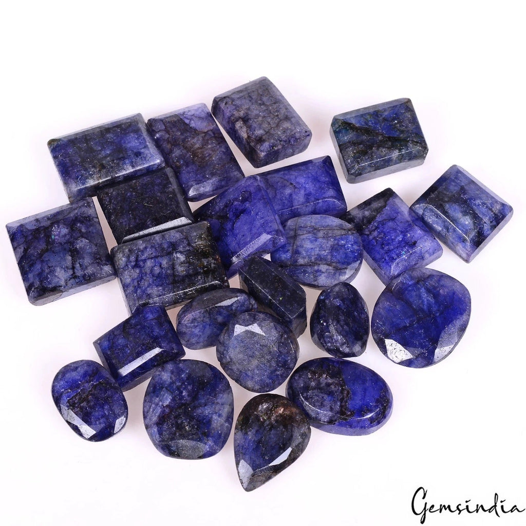 300 Cts Natural Blue Beryl Mix Cut 12-18mm Loose Gemstones Wholesale Lot~ 22 Pcs