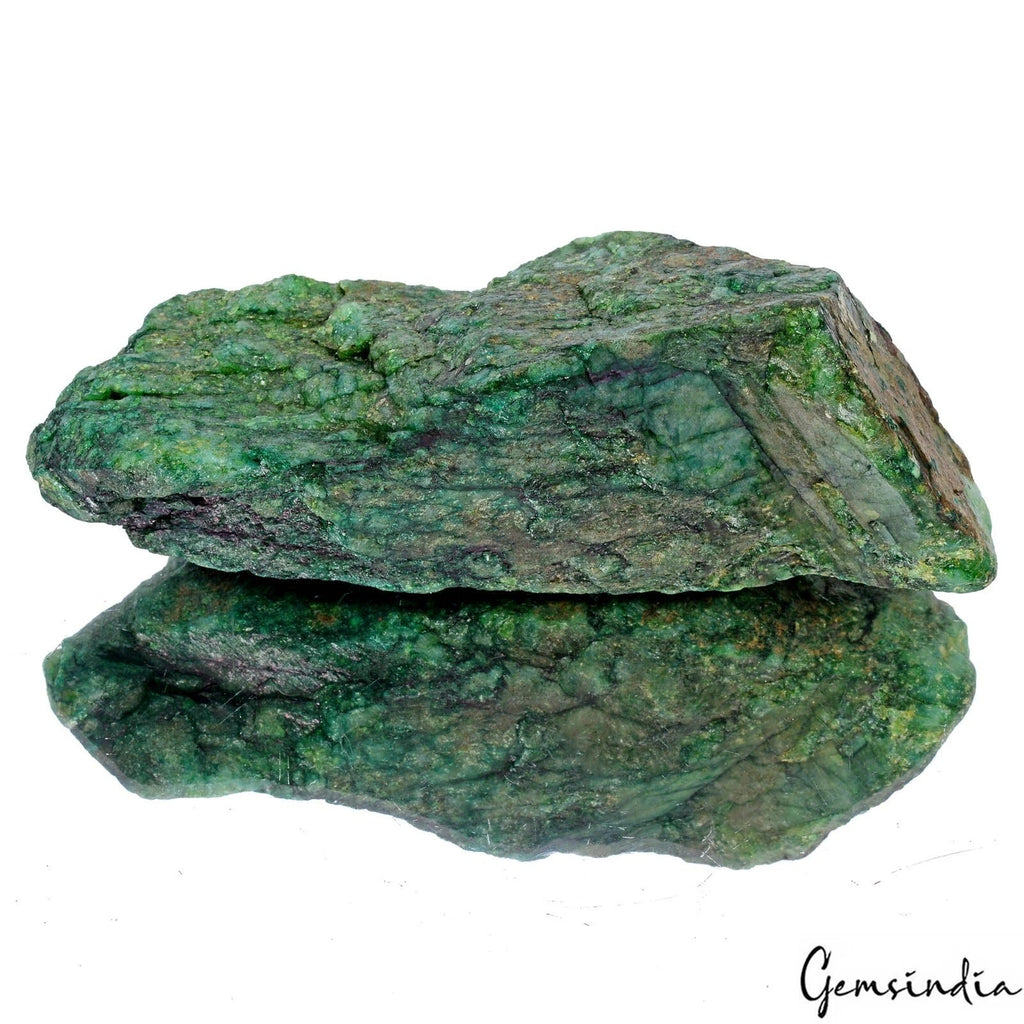 3650 Ct Natural Brazilian Green Emerald Raw Rough Rock Crystal Minerals Huge Gem