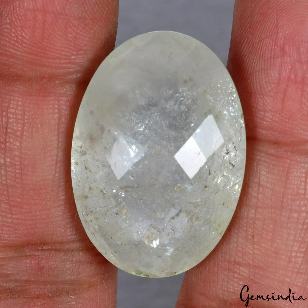 Certified 57.40 Ct Natural Aquamarine Oval Checker Cut AAA Grade Loose Gemstone