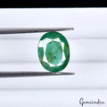 4.00 Ct Natural Zambian Emerald Nice Green Luster Oval Cut Untreated Top Quality