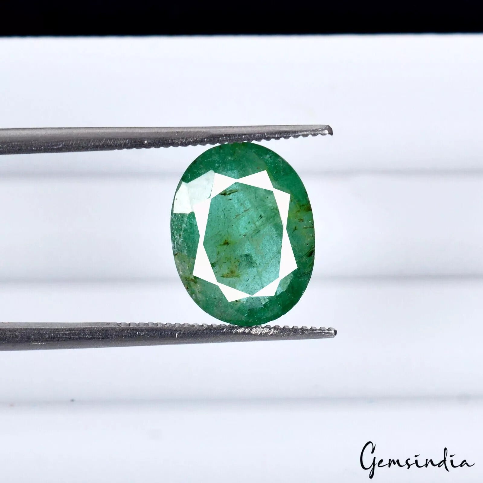 4.00 Ct Natural Zambian Emerald Nice Green Luster Oval Cut Untreated Top Quality