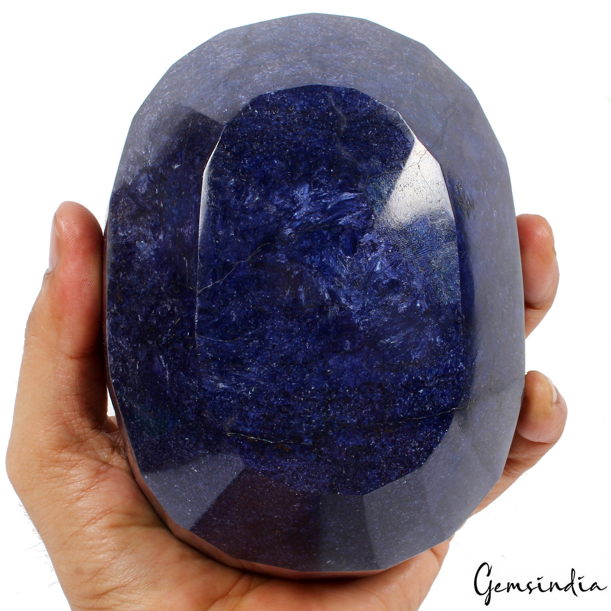 2.5 Kg Natural Blue Sapphire Oval Cut Loose Earth mined Huge Madagascar Gemstone