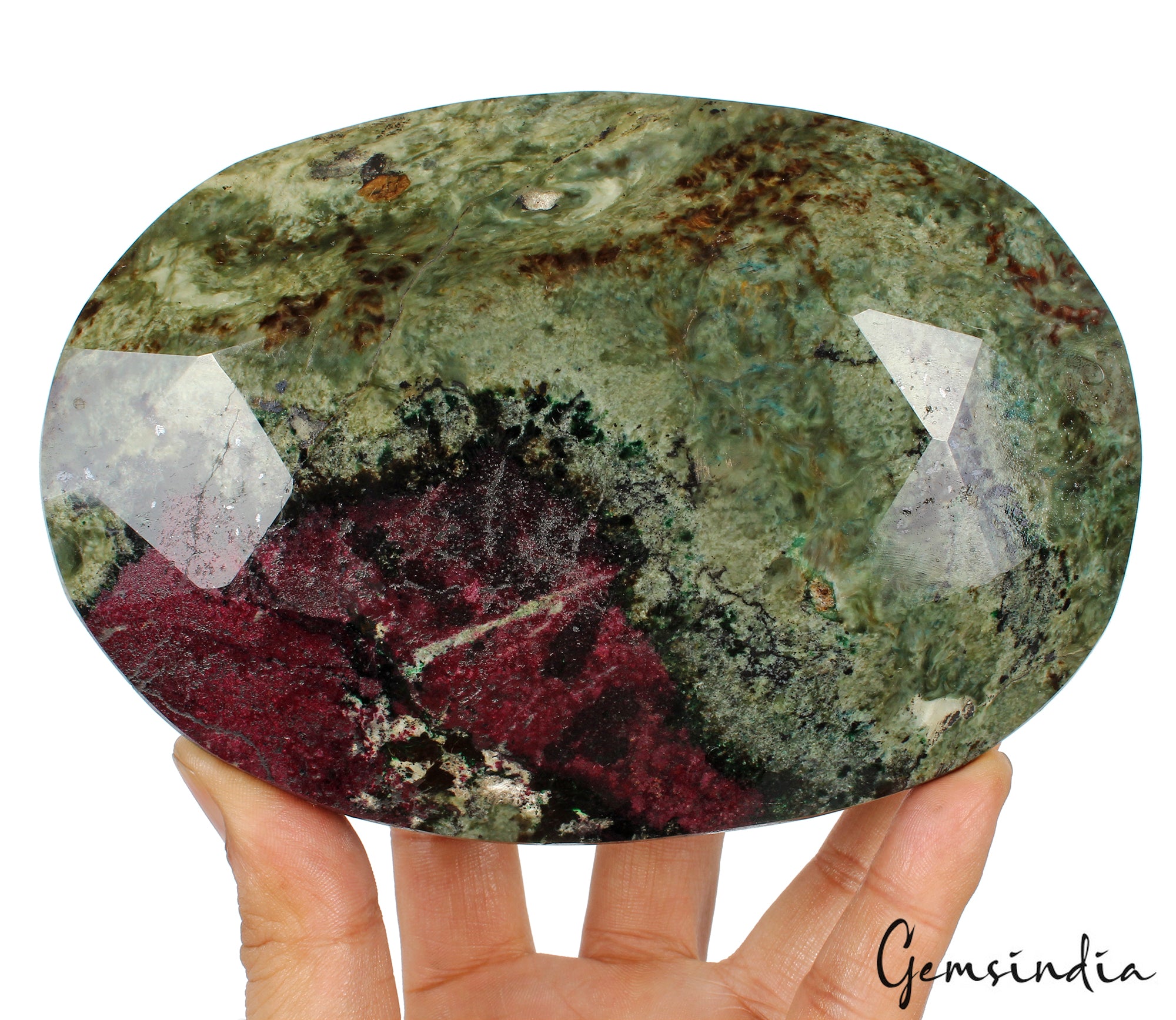 Ruby Loose Gemstone, Oval Cut, Untreated — 6x4.1x2.5 inches, 10000 Ct (2 Kg), Tanzania