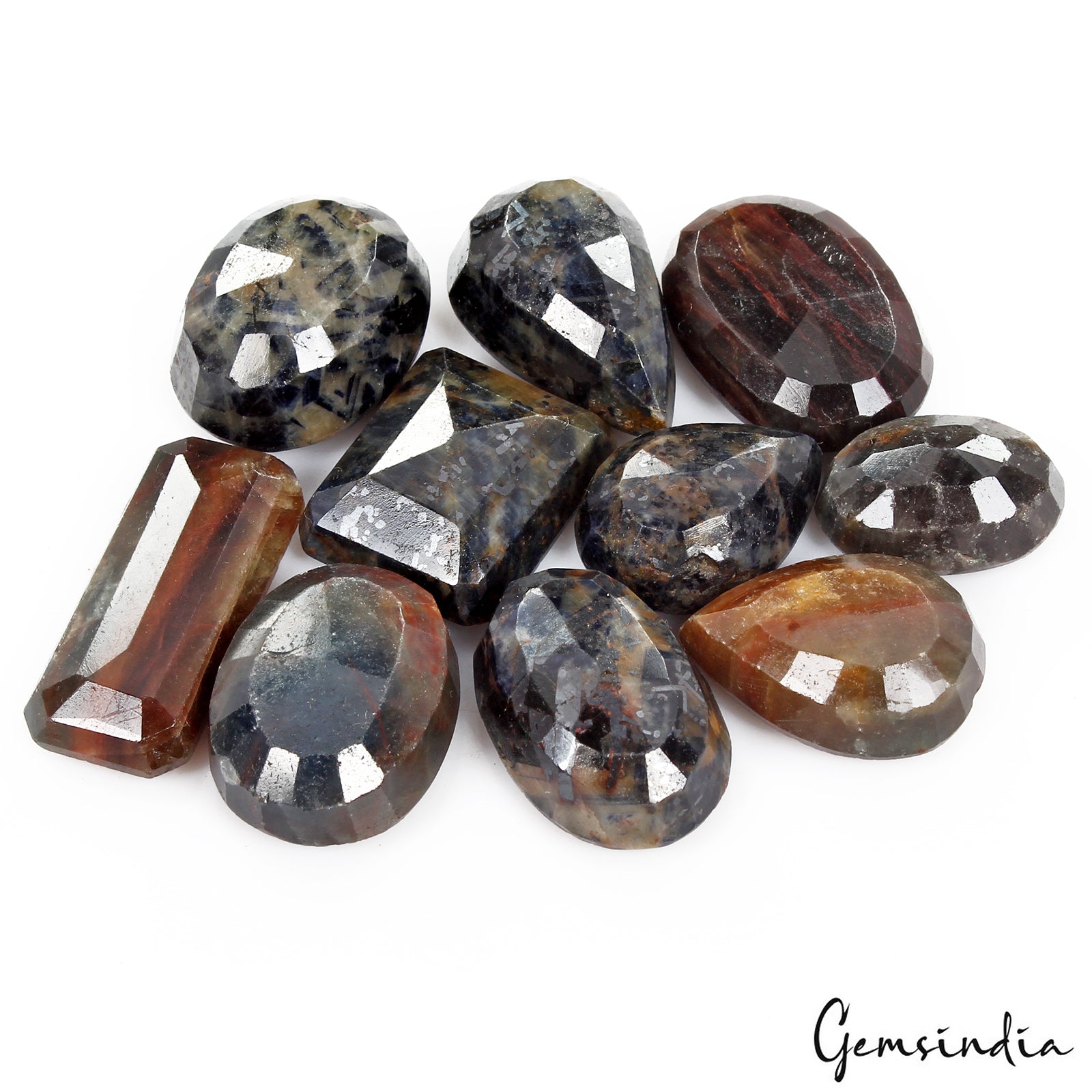 740 Ct Natural Untreated Blue Sapphire Earth Mined Mix Cut Huge Size Gemstones