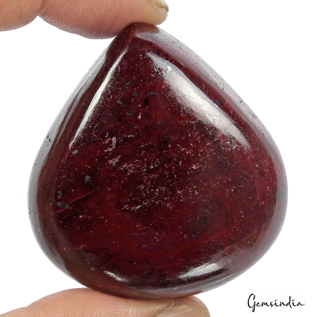 600 Ct Natural Red Ruby Pear Cabochon Earth Mined Huge Museum Size Loose Gems