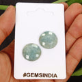 Aquamarine Lot, Loose Gemstone, Blue — 2 Pieces, 20mm, 33.60 Ct, Brazil