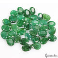440 Ct/35 Pcs Natural Brazilian Green Emerald Mix Cut Loose Gems Lot For Jewelry