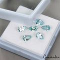Aquamarine Lot, Loose Gemstone, Untreated, Blue — 6 Pieces, 8x5mm, 4.20 Ct, Brazil