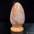 1350 Gram Rose Quartz Gemstone Crystal 5.3" Egg Home Decor Chakra Reiki Healing