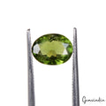 Tourmaline Loose Gemstone, Untreated, Green — 8x6x3mm, 1.50 Ct, Mozambique