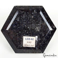 620 Gram Natural Blue Sapphire Museum Use Treated Hexagon Cut Gemstone 3.5*3.2 "