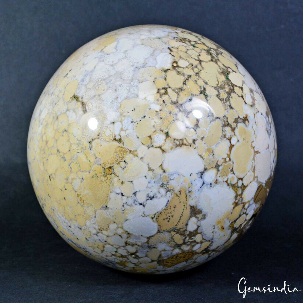 Ocean Jasper Sphere — 7.5 Inch in diameter, 9.4 Kg (47000 Ct), Madagascar