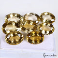 152 Ct Natural Citrine Brazilian Loose 19-22mm Oval Cut Jewelry Making Gemstones
