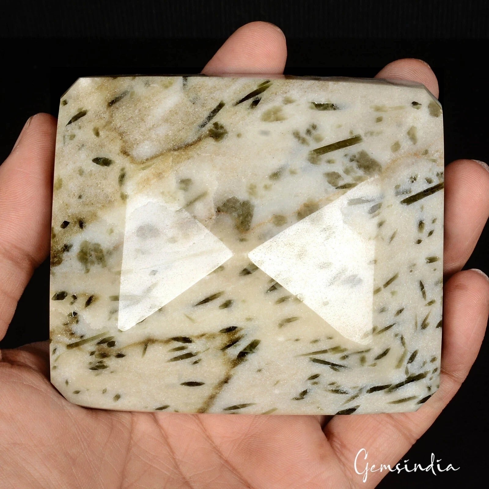 2850 Ct Natural Rutilated Quartz Best Quality Octagon Cut Museum Size Gemstone