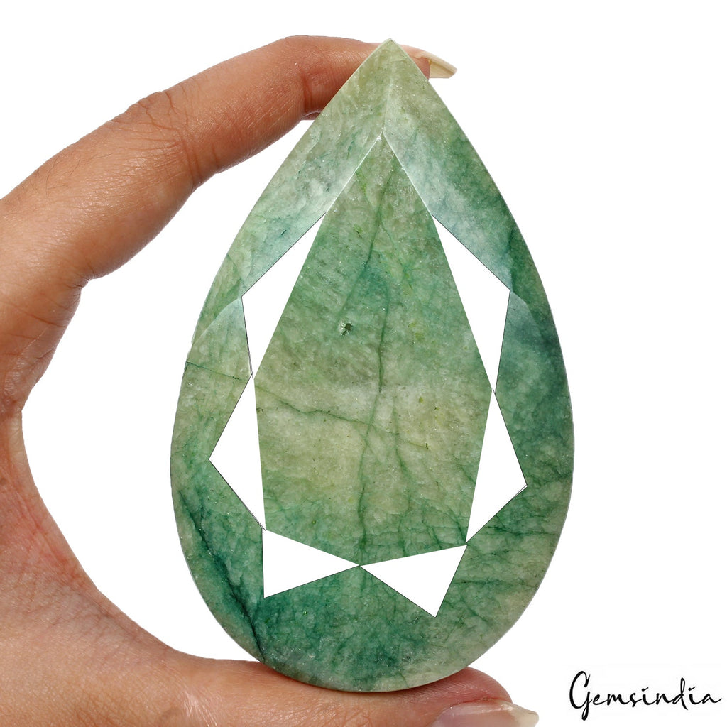 Certified 1450 Cts Natural Brazilian Bottle Green Emerald Pear Huge Loose Gem