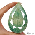 Certified 1450 Cts Natural Brazilian Bottle Green Emerald Pear Huge Loose Gem