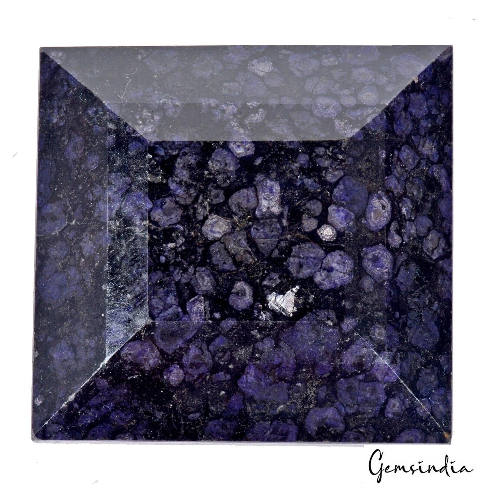 Blue Sapphire Loose Gemstone, Color Enhanced — 71 x 69 x 37mm, 2400 Ct, Madagascar