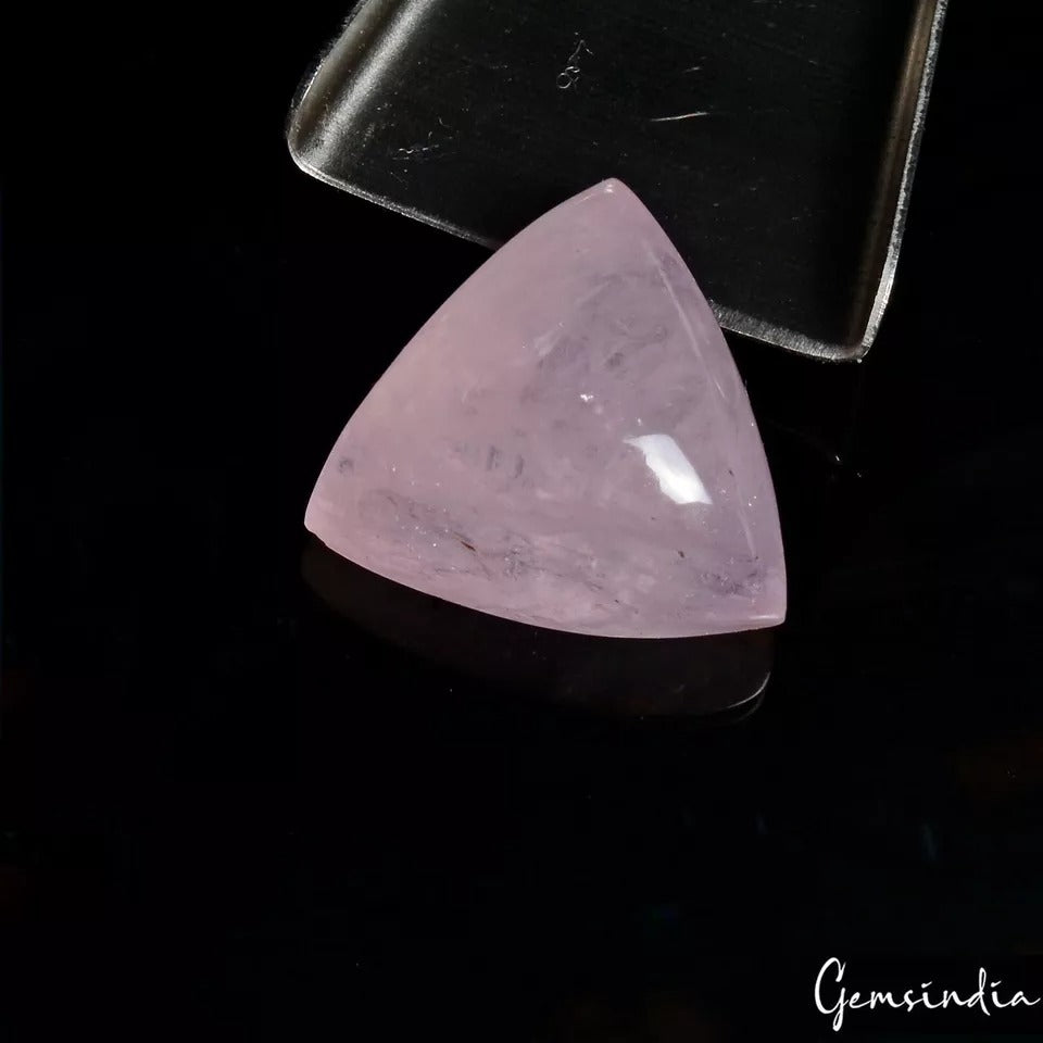 Morganite Cabochon, Pink — 16x8 mm, 15.30 Ct, Brazil
