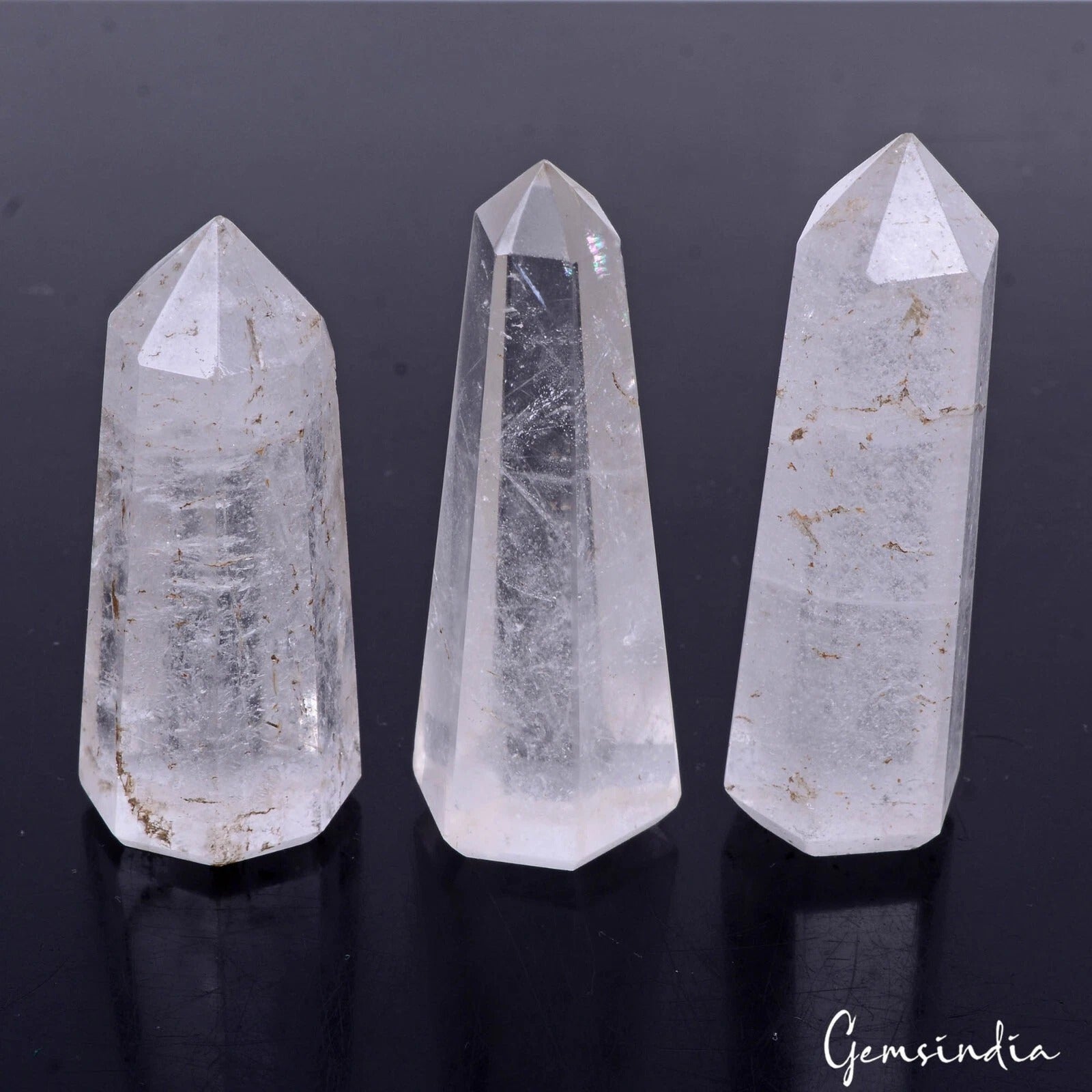 White Quartz Carving, Untreated — 53mm to 60mm, 460 Ct