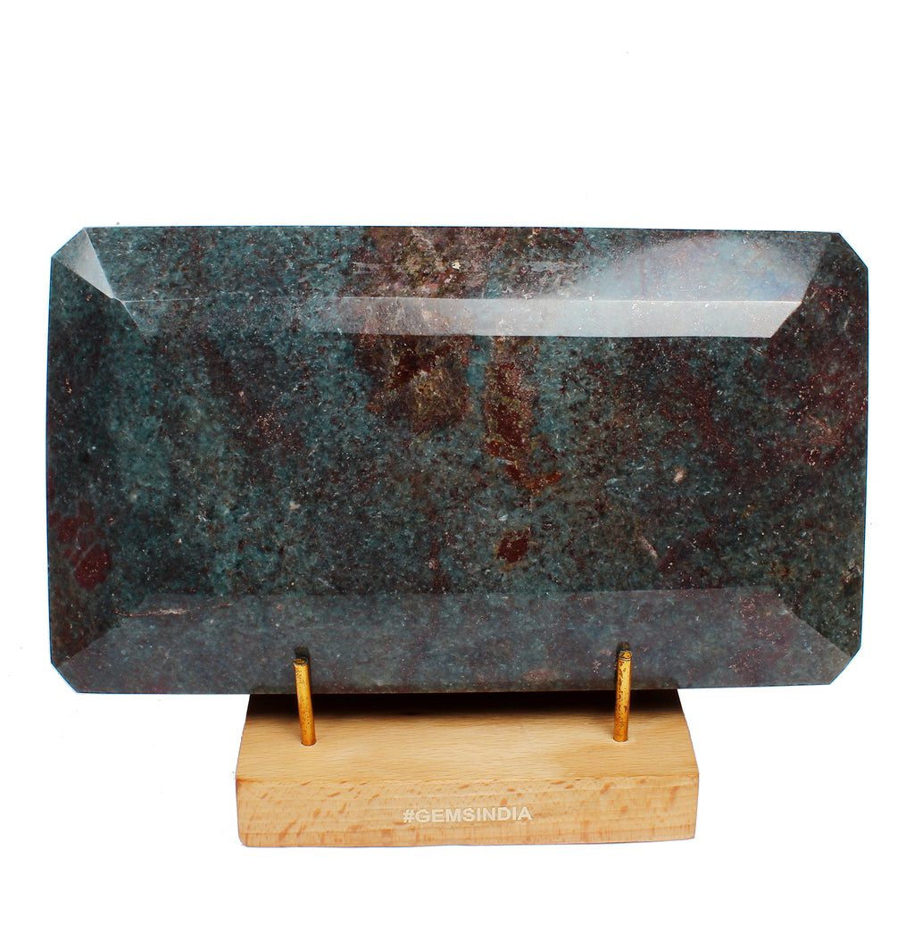 Ruby Kyanite Loose Gemstone, Octagon Cut, Untreated — 9x5x4 Inches, 41000 Ct (8.2 Kg), Madagascar