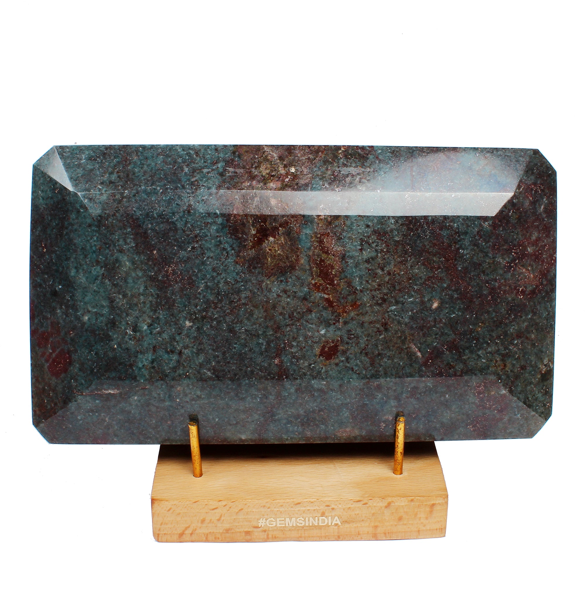 Ruby Kyanite Loose Gemstone, Octagon Cut, Untreated — 9x5x4 Inches, 41000 Ct (8.2 Kg), Madagascar