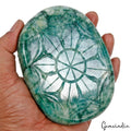 3420 Ct Natural Green Brazilian Emerald Earth Mined Carving Museum Size Gemstone