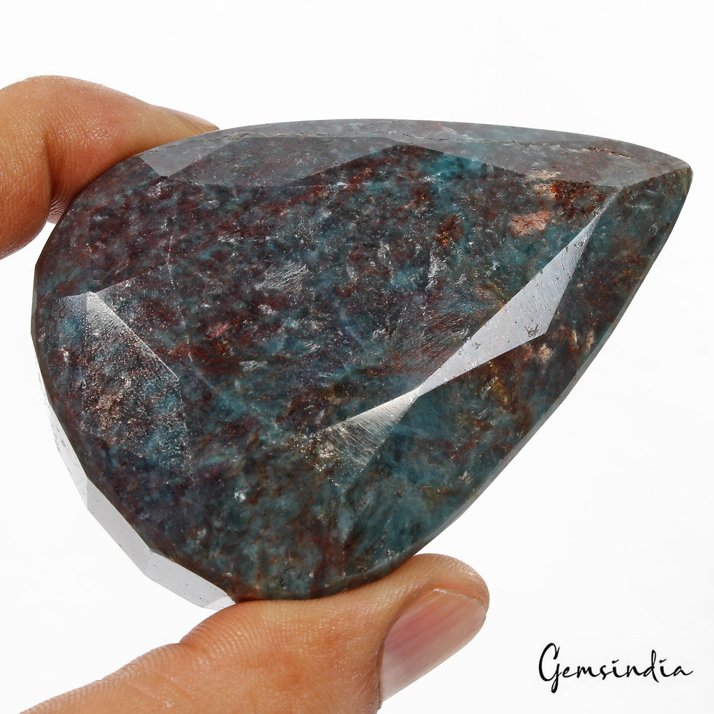 1460 Ct Natural Untreated Bi Color Kyanite Ruby Pear Faceted Cut Huge Loose Gem
