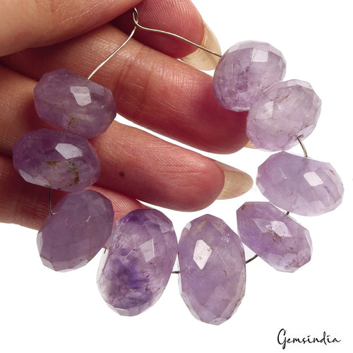 Amethyst Beaded Strand, Untreated, Purple — 15mm to 20mm, 200.00 Ct, Brazil