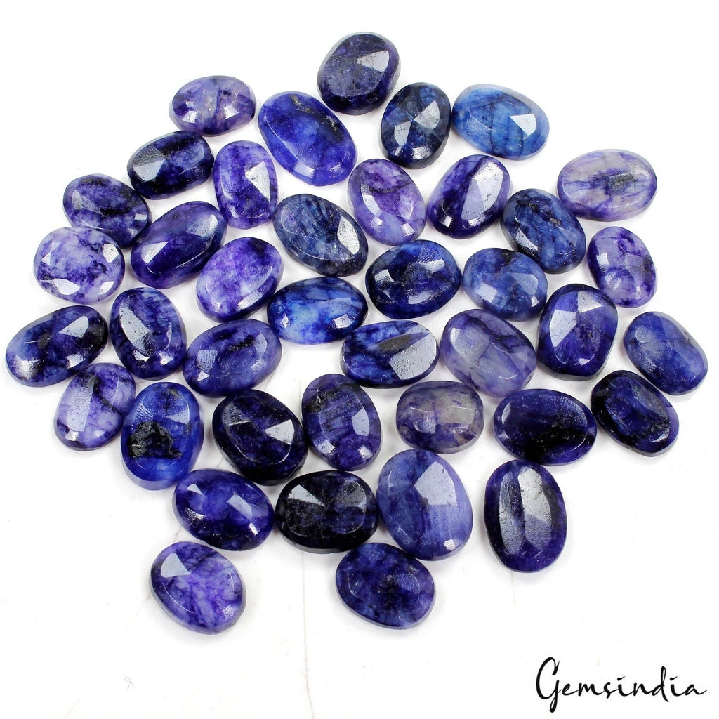 40 Pcs Natural Blue Beryl Oval Cut Loose 15mm-22mm Jewelry Gemstones~ 360 Ct