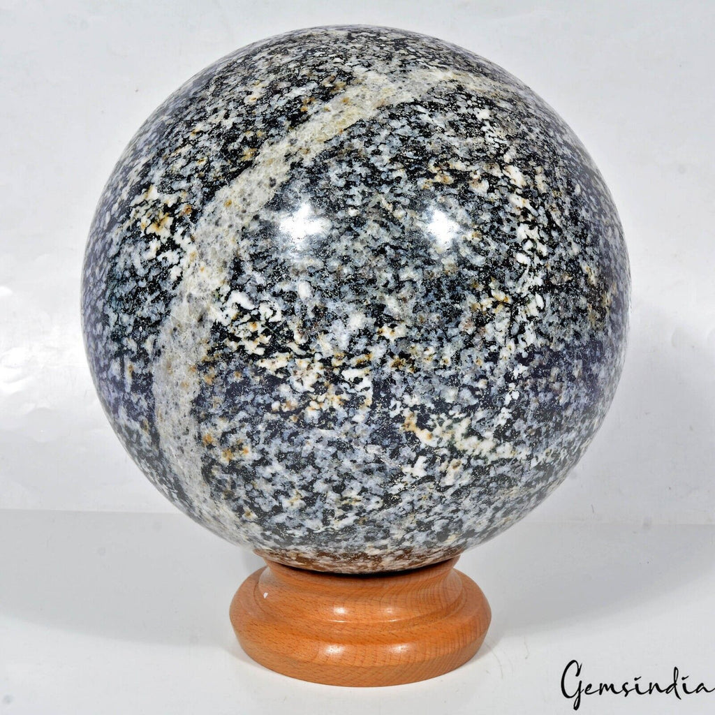 Obsidian Sphere — 7.9 Inch in diameter, 11.54 Kg (57700 Ct), Madagascar