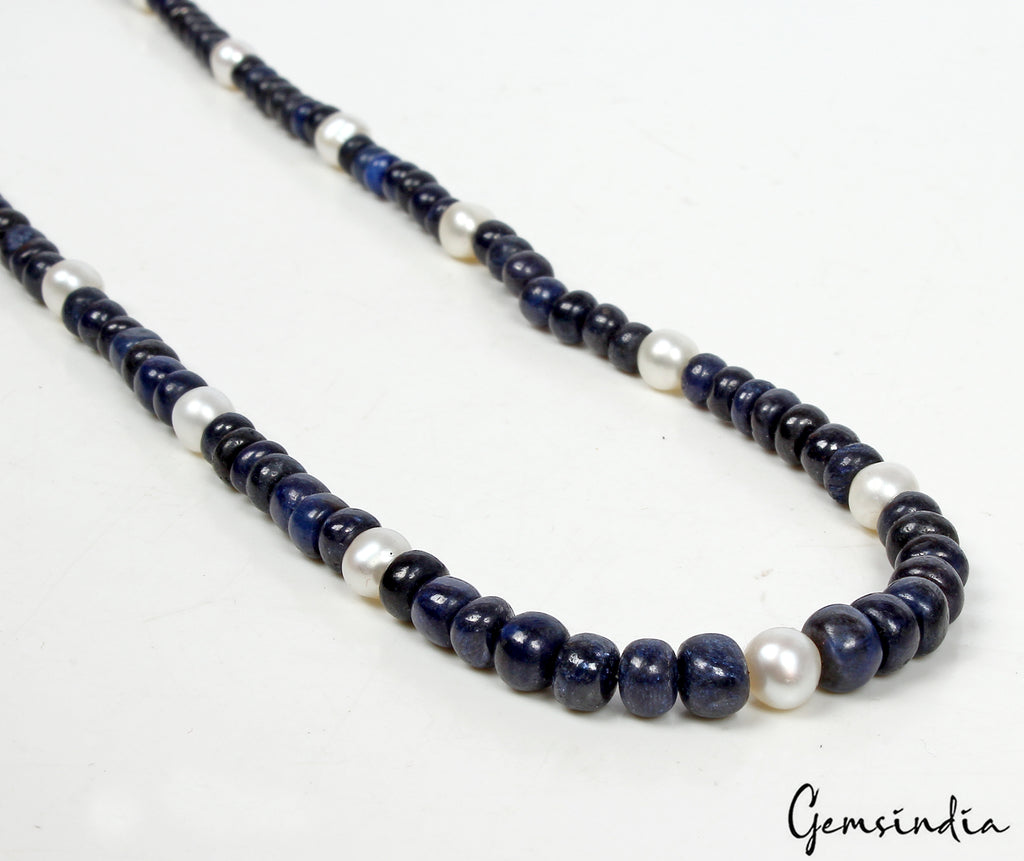Sapphire Necklace — 3mm to 6mm, 125.50 Ct