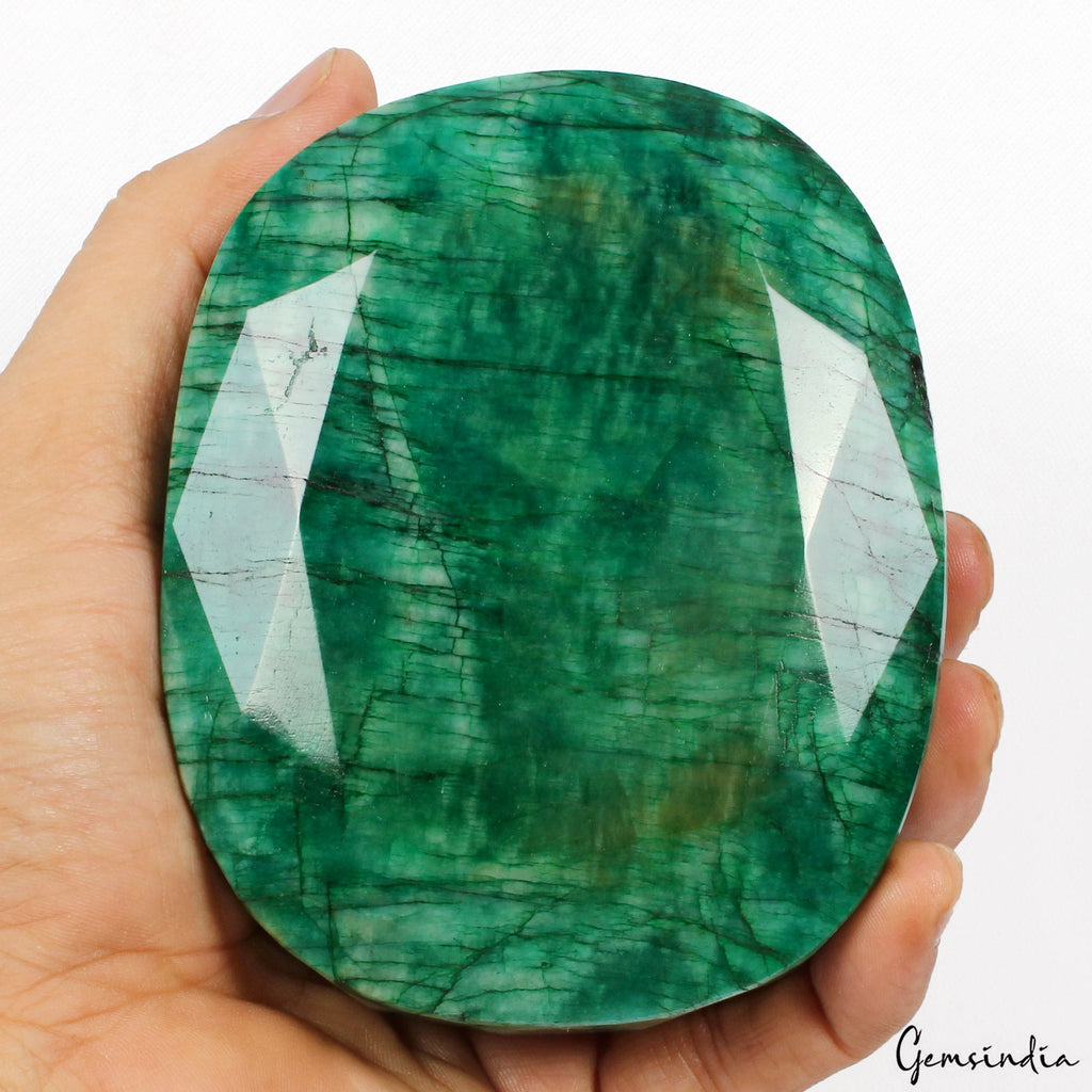 Fabulous Big Green Emerald Earth mined 4625 Ct Natural Huge Loose Certified Gem