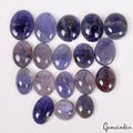 117.50 Ct Natural Untreated Violet Blue Iolite Oval Cab Loose Gemstones lot~18 P